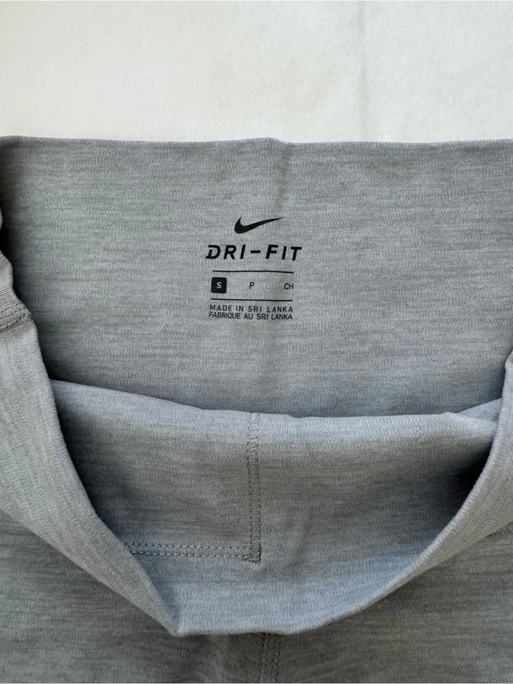 Nike High-Waist Grey Bike Shorts